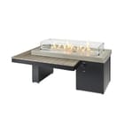 View Uptown Coastal Grey Linear Gas Fire Pit Table