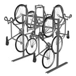 View (CVR-D) Compact Vertical Rack (Bike Hanger), Double Sided, 8-Bike, Floor Mount 