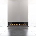 View Custom 8' Bay - PRODIGY Series (PCPR8) Light Commercial Gas Fireplace