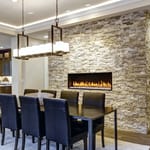 View 3' Single Sided - EXEMPLAR Series (R320) Luxury Residential Gas Fireplace