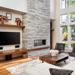 View 36" See Through - DISTINCTION Series (D3615ST) Luxury Residential Gas Fireplace 