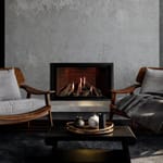 View 34" Single Sided - DELRAY Square Series (DRSQ34-2) Residential Gas Fireplace