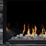 View 46" Single Sided - DELRAY Square Series (DRSQ46-2) Residential Gas Fireplace