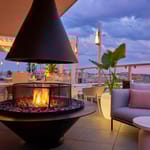 View Custom Round Firepit - CFPO-RD Series (CFPO-RD) Commercial Gas Fireplace