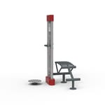 View Abdominal Bench and Twister Combination