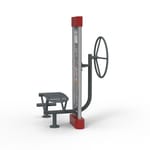 View Abdominal Bench and Shoulder Wheel Combination