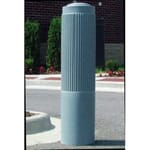 View Ribbed Decorative Bollard Cover