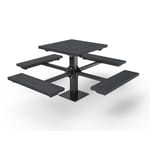 View Pedestal 4 Seats Picnic Table