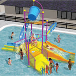 View Interactive Water Playsets: AWF-201B