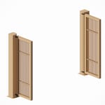 Folding Gate: QuickFold™ FlexArm™ - Bi-Fold Panels