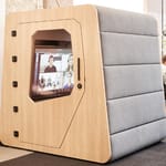 View Cone of Silence Sound Proof Meeting Pod