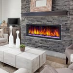 View Cascade Series - Flush-mount, Smart Linear Electric Fireplace (DY-BTX52)