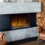 View Melody Series - Multi-sided, Smart Electric Fireplace (DY-BTS35)
