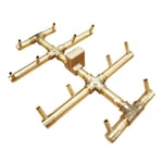 View Circle Tree-Style CROSSFIRE Brass Burner: CFBCTXL120