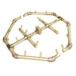 View Octagonal CROSSFIRE Brass Burner: CFBO280