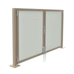 View Sampson Solid Vinyl Swing Gates