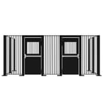 View Pedestrian Gates: Ornamental Solid 