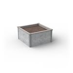 View 4'X4' Square Raised Garden Bed Kit Available in 1 ft & 2 ft Heights 