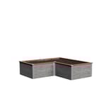 View 8'X8'X2' L-Shaped Raised Garden Bed Kit