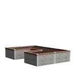 View 8'X12'X2' U-Shaped Raised Garden Bed Kit