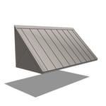Standing Seam Metal Canopy System (Sloping) - LFS-SLP