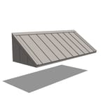 Standing Seam Metal Traditional Canopy System Without Box - LFS-TR