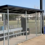 View Fielders Choice Dugout Roof Cover