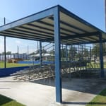 View Monoslope (No Overhang) – Low Pitch Rectangular Shelter