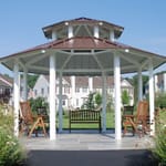 View Carmel Clerestory – Eight Sided Clerestory Gazebo, Hip Roof