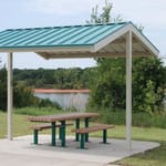 View Gable Roof Sunshelter – Gable Roof Rectangular Shelter