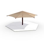 View Single Post Hexagon Umbrella