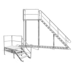 View Adjustable Portable Aluminum Stairs
