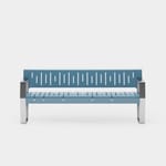 View Marina Metal Backed Bench