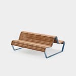 View Dek Backed Platform Bench