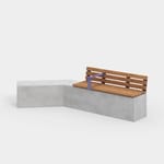 View Flinders Timber Backed Bench