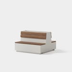 View Kingston Double Backed Planter Bench
