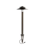 View EVO FLEX Bollard Path Light, Frosted, Double Tiered