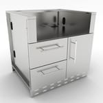 View 34” Appliance Cabinet (SAC34GLPCD)