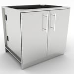 View 36" Full Height Double Door Cabinet (SBC36FDD)