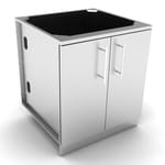 View 30" Full Height Double Door Cabinet (SBC30FDD)