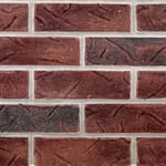 View Face Brick Color: Burgundy Sands