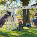 View Honey Bear Hangout Swing Set