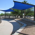 View Flat Panel Shade Structure