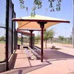 View T-Post Shade Structure