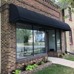 View Quarter Round Fabric Awning