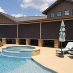View Cable & Track Screens Retractable Shading System