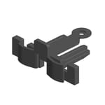 View Aluminium Support Accessories: KF - Frontal Wall Finish