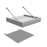 Lumishade Roll Formed Aluminum Canopy: Single Canopy Plan
