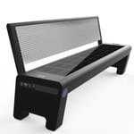 View Solar Charging and Connectivity Station Bench: SB1020
