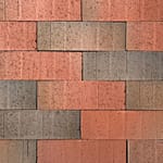 View 4x8 Square Edge Clay Pavers - Pathway 4" x 12"